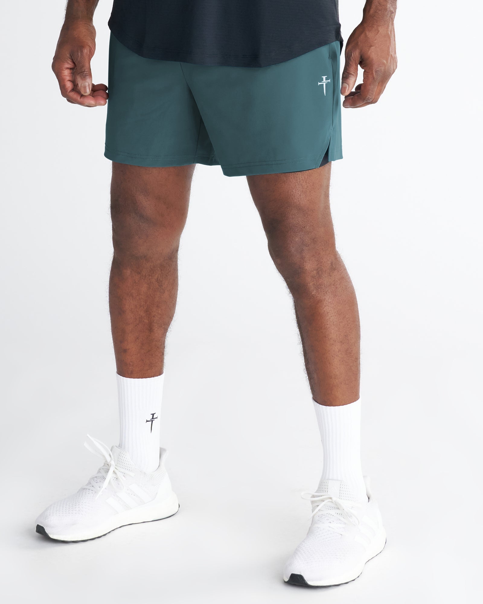 Vapor-Lite™ Liner 5" Short "Cross" - Teal