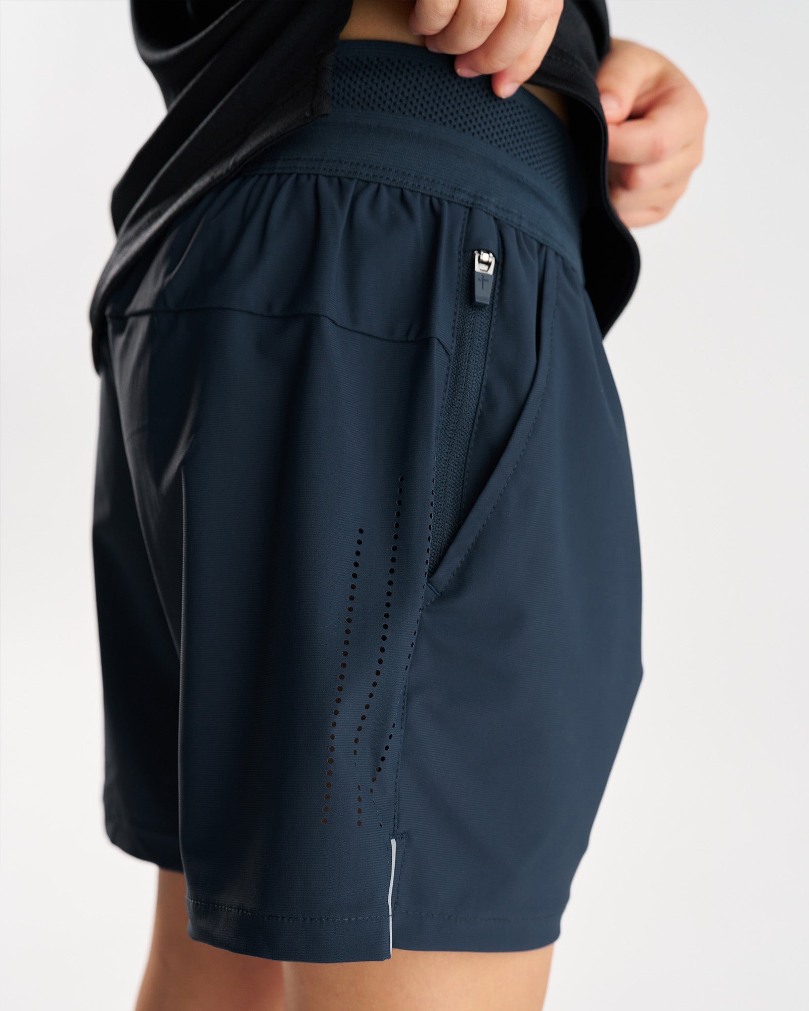 Youth Vapor-Lite™ Hybrid Short - Midnight Navy