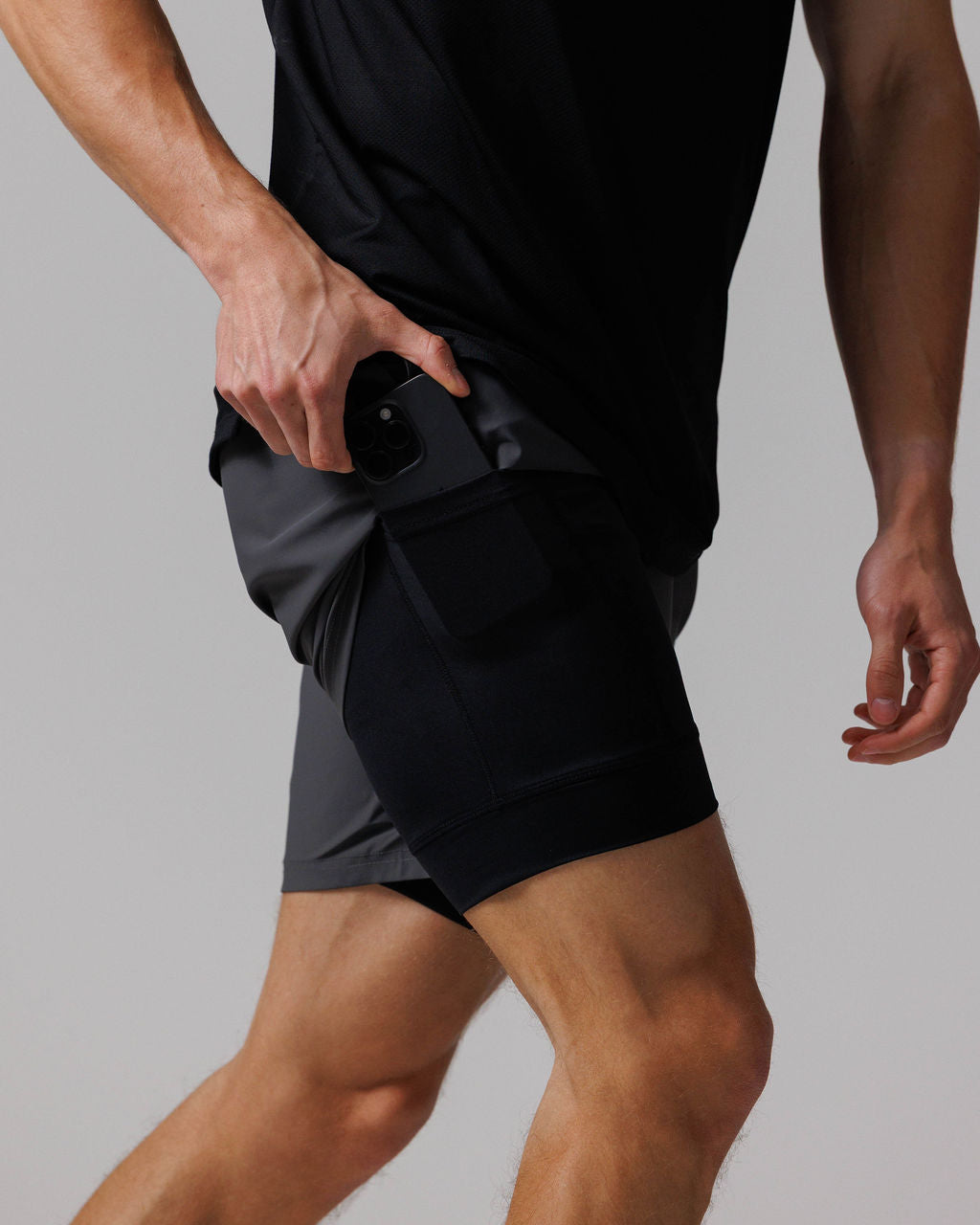 Vapor-Lite™ Liner Short "Three Nails" - Space Grey