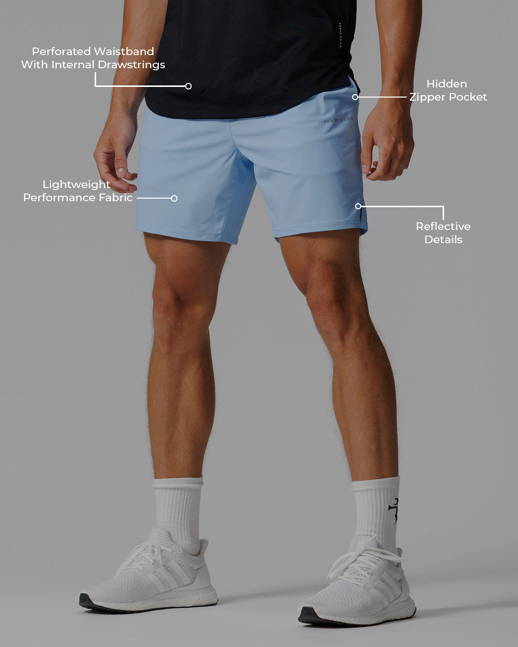 Vapor-Lite™ Hybrid Short - Sky Blue
